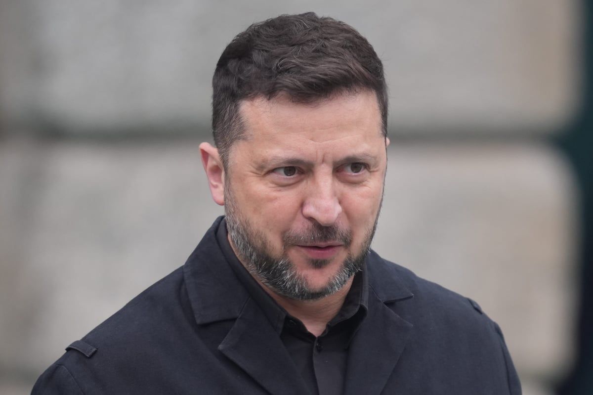 Volodymyr Zelensky is visiting the UK - Niall Carson/PA Wire