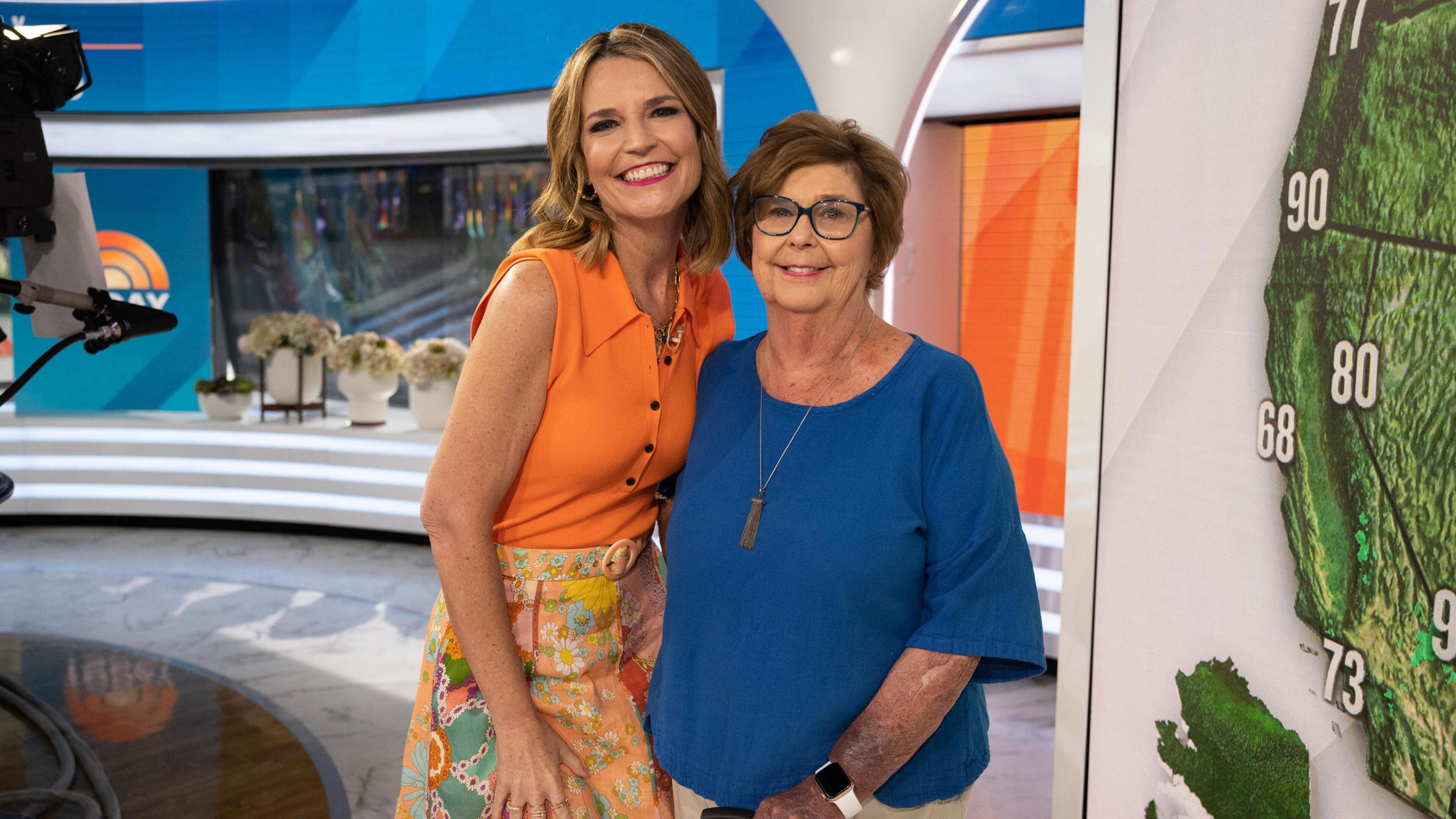 Savannah Guthrie and mother Nancy Guthrie in 2023 - NBC via Getty