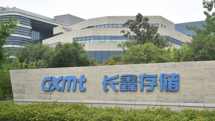 A CXMT sign outside the company’s headquarters in Hefei, Anhui Province, China. - Reuters/cnsphoto