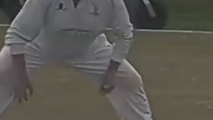 A slips fielder appears to click as the ball passes the bat. - ABC News