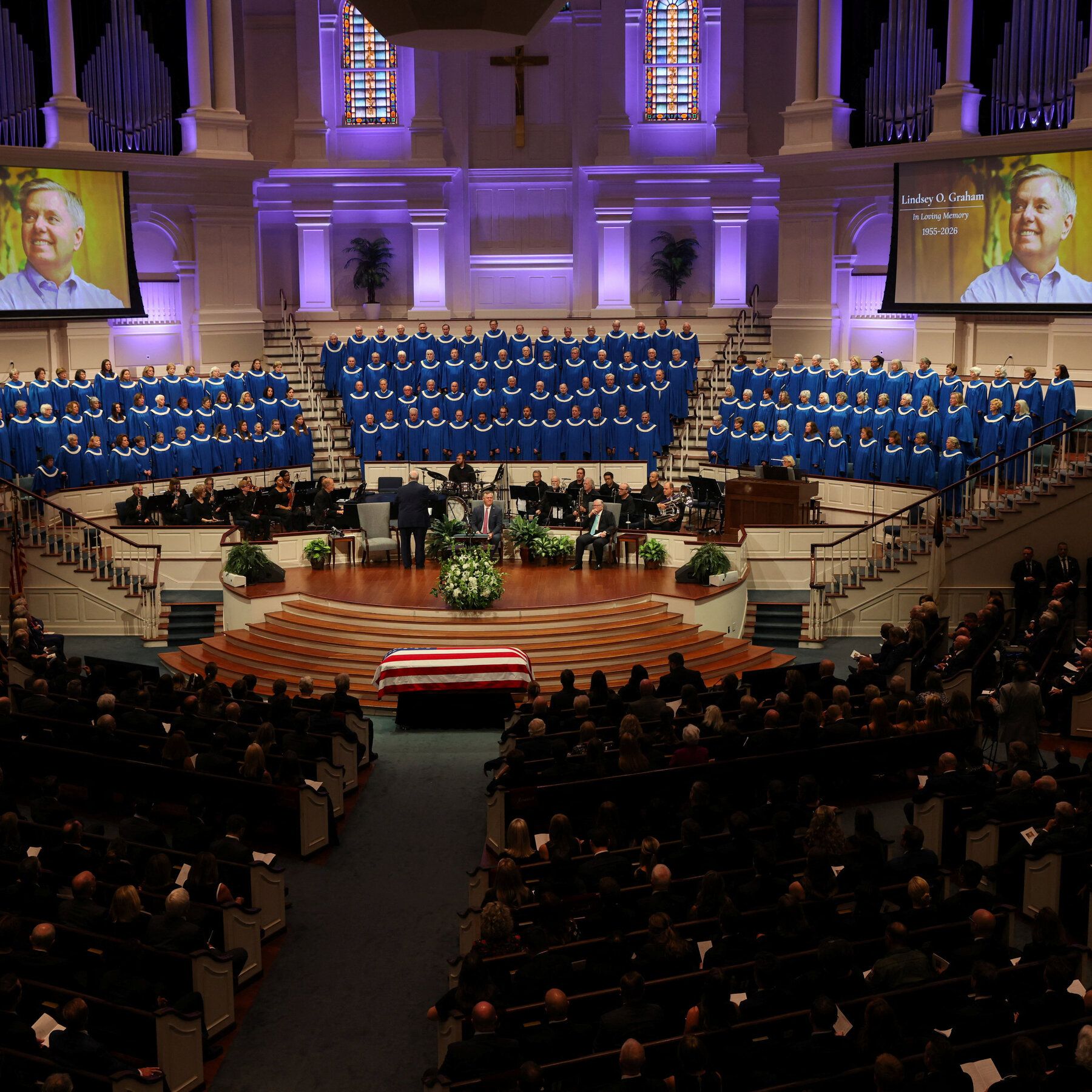 Mr. Graham’s funeral took place at First Baptist Church of Columbia. - nytimes.com