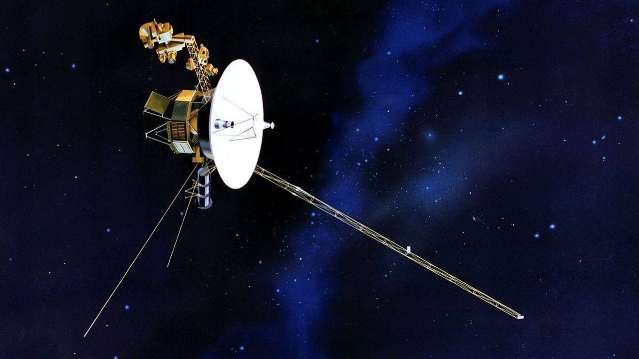 An artist's depiction of NASA's Voyager 2 probe. - NASA/JPL-Caltech