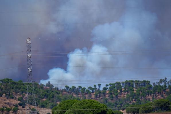 The wildfire that broke out in Niebla, Huelva, Spain, spread to 8,000 hectares and led to 474 evacuations. - Francisco J. Olmo