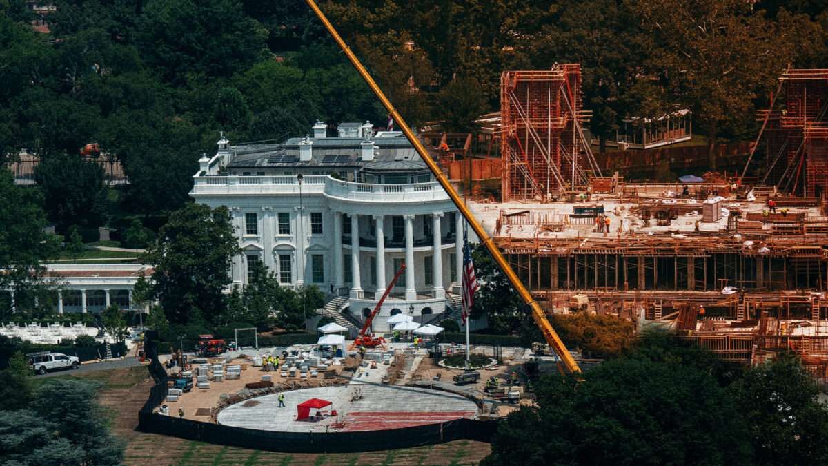 Image accompanying coverage of the White House ballroom project. - reason.com