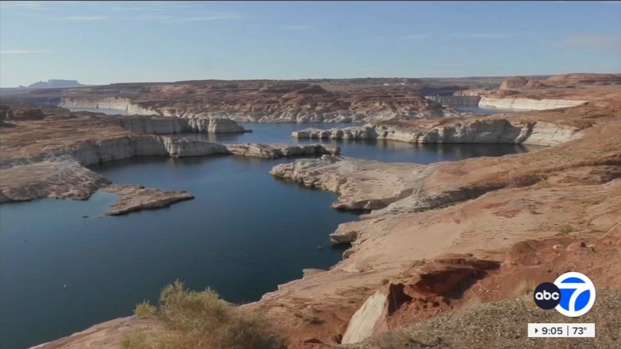 Lake Powell, the nation’s second-largest reservoir, reached a record-low level. - abc7news.com