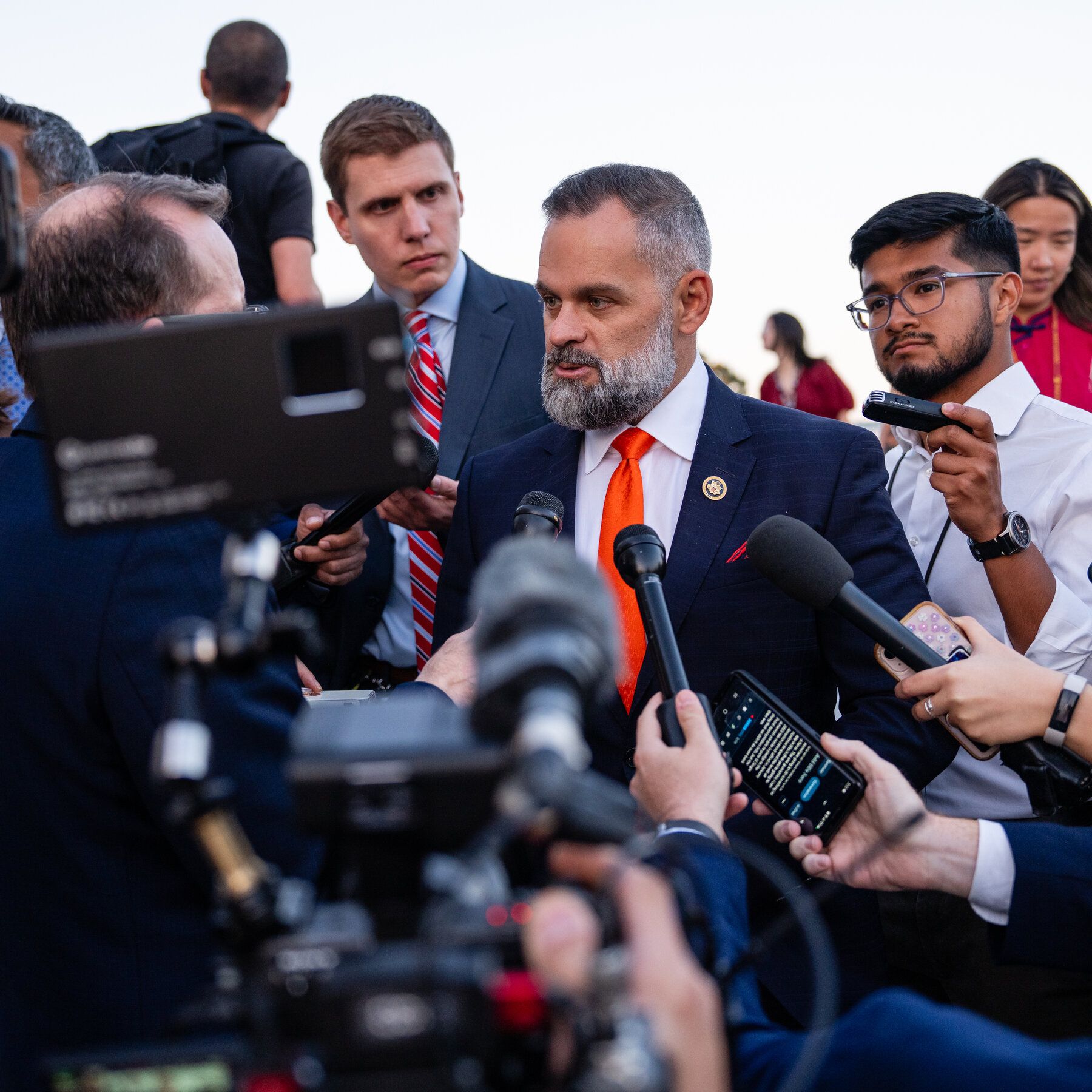 Representative Cory Mills of Florida outside the U.S. Capitol in 2024. - nytimes.com