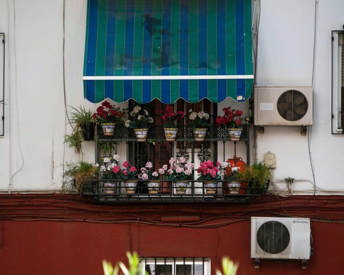 Air conditioning units on a residential building in Seville, southern Spain. - Cristina Quicler/AFP/Getty Images