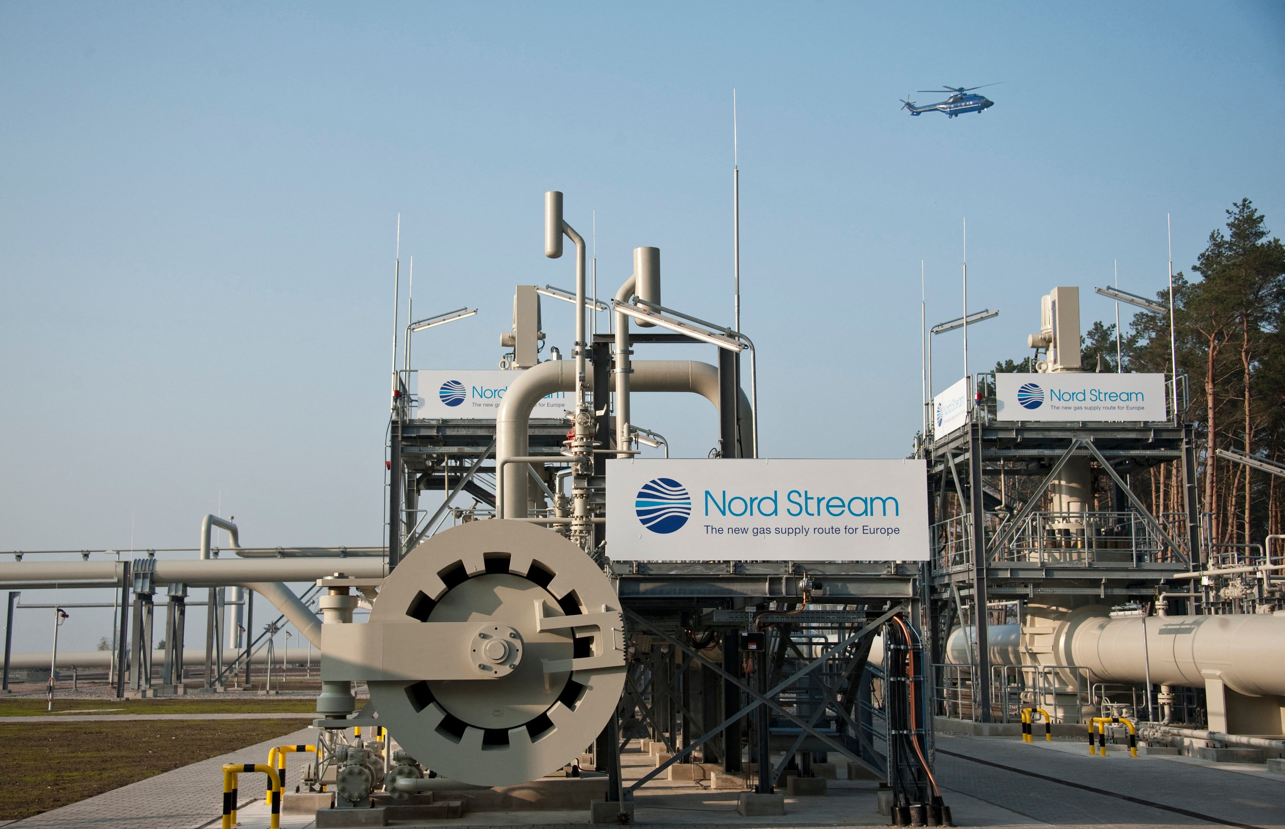 Gas leaks appeared after underwater explosions damaged the Nord Stream 1 and 2 pipelines in September 2022. - John MacDougall/AFP