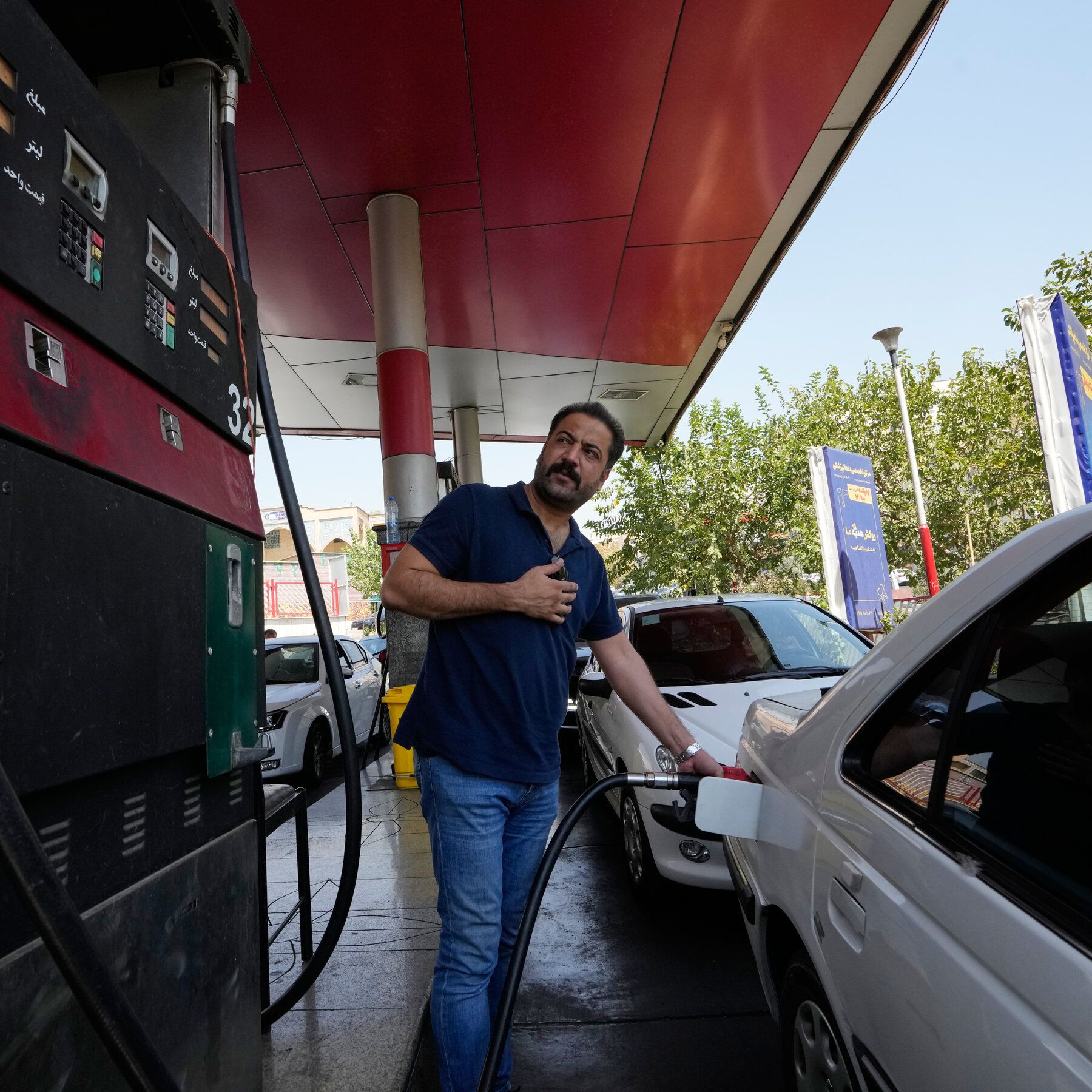 A gas station in Tehran on Tuesday after the United States expanded sanctions pressure on Iran. - nytimes.com