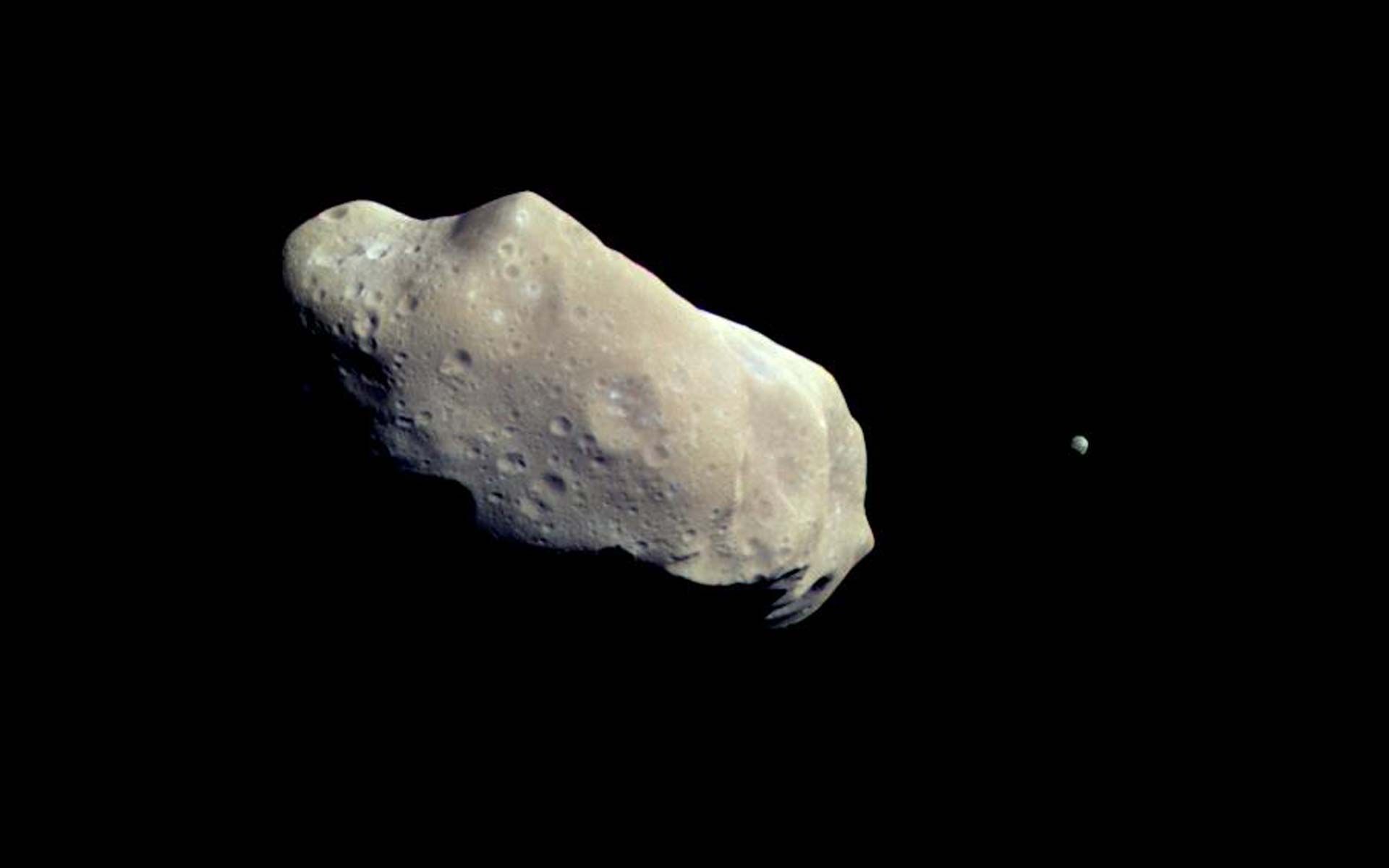 Image associated with Galileo’s 1993 flyby of asteroid Ida and the discovery of Dactyl. - space.com