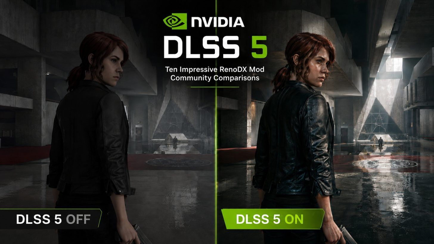 Unofficial Nvidia DLSS 5 comparison imagery from early modded game tests. - wccftech.com
