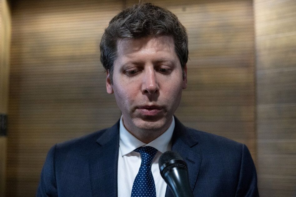 OpenAI chief Sam Altman pictured in coverage of autonomous AI-agent cybersecurity concerns. - Anna Rose Layden/Reuters