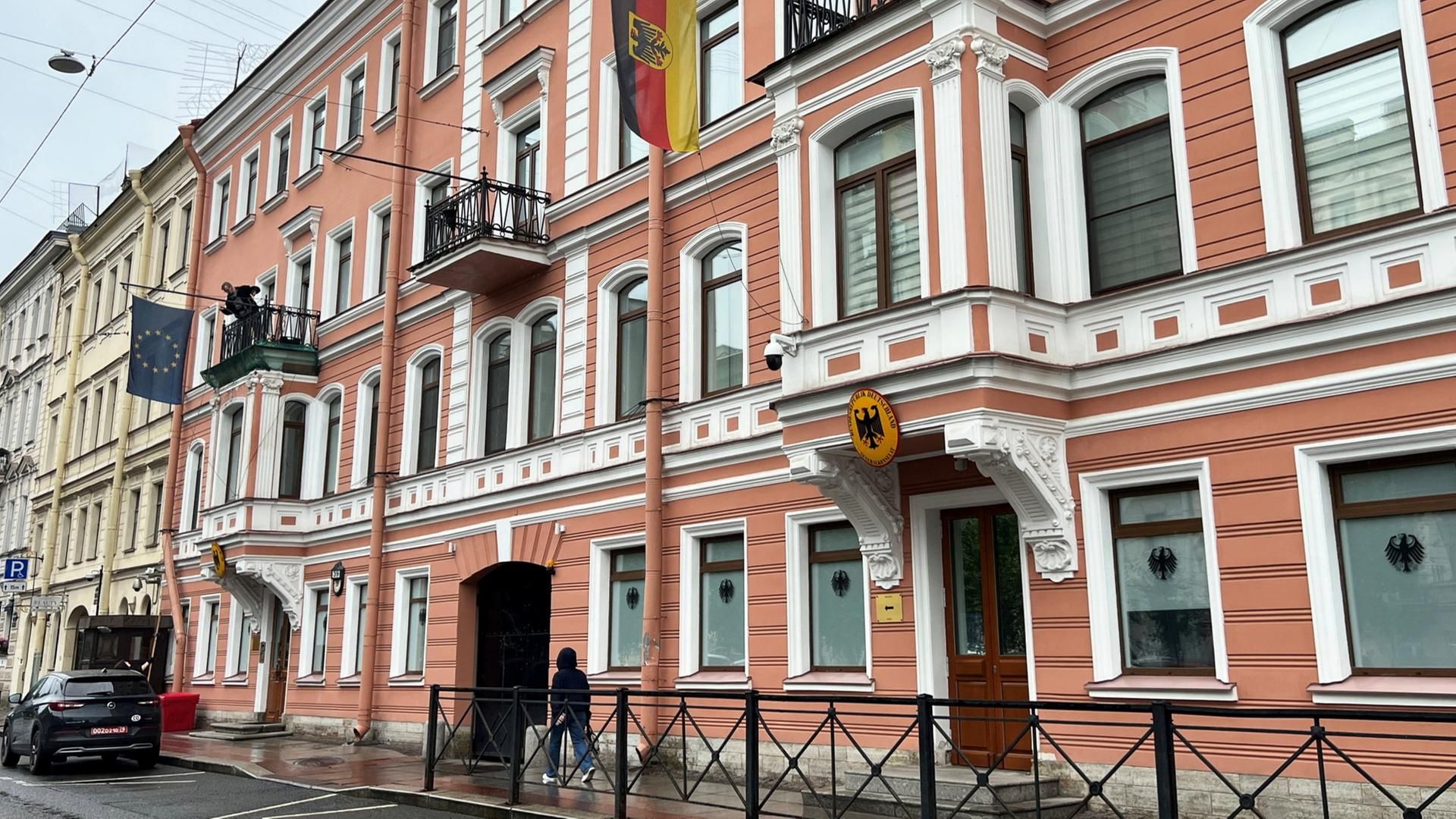 German consulate general in St. Petersburg, Russia. - tagesschau.de