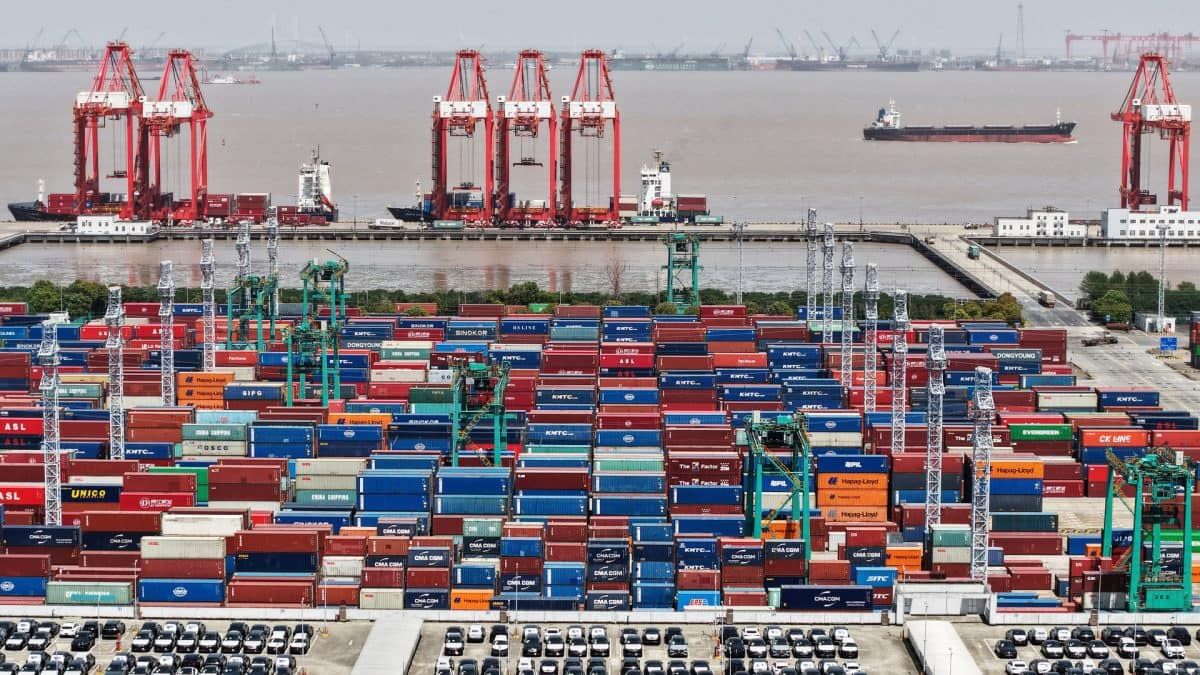 Image accompanying coverage of China’s August trade data and export growth. - firstpost.com