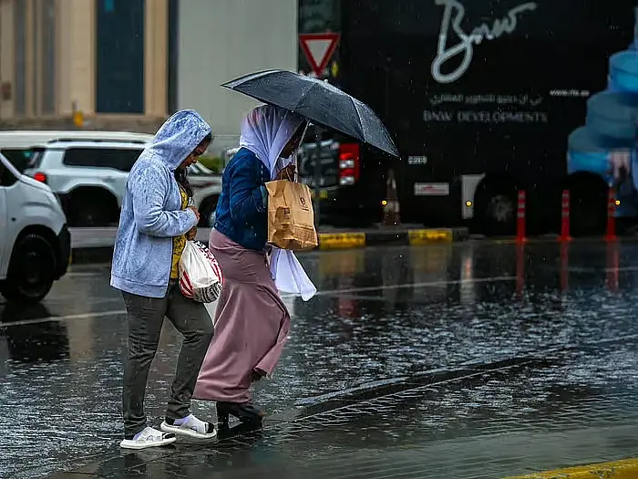 Heavy rain lashes Sharjah during unstable weather conditions in 2026 - khaleejtimes.com