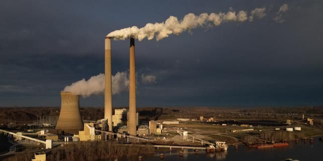 The Mountaineer coal-fired power plant near New Haven, West Virginia, March 13, 2026. - lemonde.fr