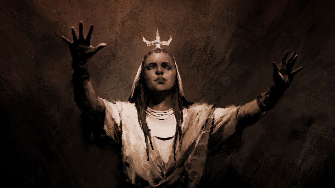 Diablo V concept character art showing a survivor in the post-apocalyptic Sanctuary. - gamesradar.com